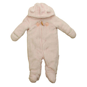 Wipette Girls Pink Bunting size: 6-9 Months